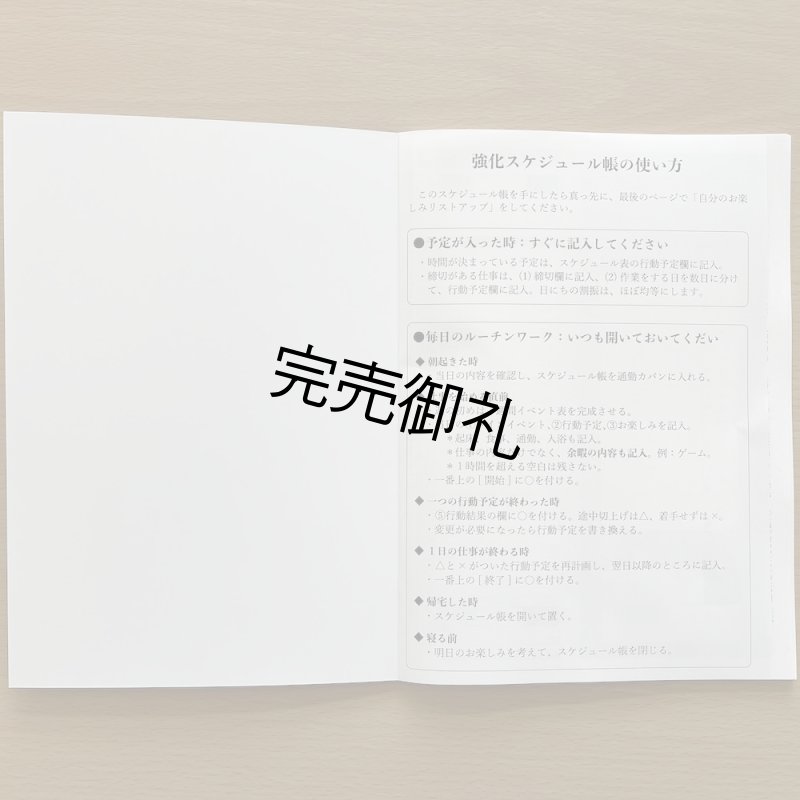 画像3: 強化スケジュール帳日付フレックス版 (3)